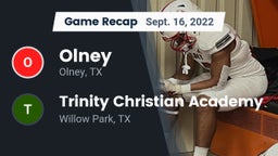 Recap: Olney  vs. Trinity Christian Academy 2022
