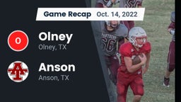 Recap: Olney  vs. Anson  2022
