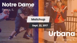Matchup: Notre Dame High vs. Urbana  2017