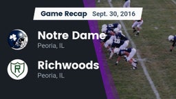 Recap: Notre Dame  vs. Richwoods  2016