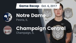 Recap: Notre Dame  vs. Champaign Central  2017