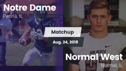 Matchup: Notre Dame High vs. Normal West  2018