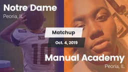 Matchup: Notre Dame High vs. Manual Academy  2019
