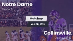 Matchup: Notre Dame High vs. Collinsville  2019