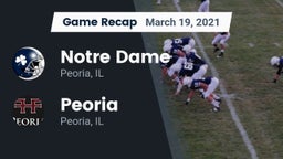 Recap: Notre Dame  vs. Peoria  2021