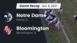 Recap: Notre Dame  vs. Bloomington  2021