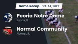 Recap: Peoria Notre Dame  vs. Normal Community  2022