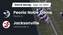 Recap: Peoria Notre Dame  vs. Jacksonville  2023