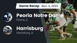 Recap: Peoria Notre Dame  vs. Harrisburg  2023
