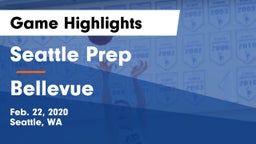 Seattle Prep vs Bellevue  Game Highlights - Feb. 22, 2020