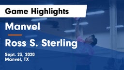 Manvel  vs Ross S. Sterling  Game Highlights - Sept. 23, 2020