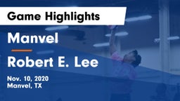 Manvel  vs Robert E. Lee  Game Highlights - Nov. 10, 2020
