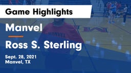 Manvel  vs Ross S. Sterling  Game Highlights - Sept. 28, 2021