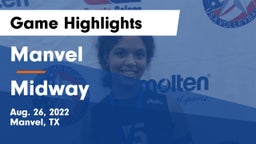 Manvel  vs Midway  Game Highlights - Aug. 26, 2022