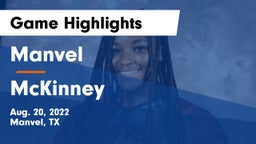 Manvel  vs McKinney  Game Highlights - Aug. 20, 2022