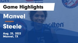 Manvel  vs Steele  Game Highlights - Aug. 25, 2022