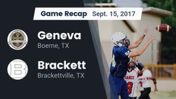 Recap: Geneva  vs. Brackett  2017