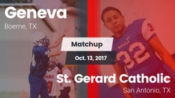 Matchup: Geneva  vs. St. Gerard Catholic  2017