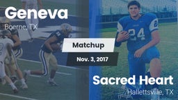 Matchup: Geneva  vs. Sacred Heart  2017