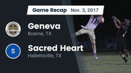 Recap: Geneva  vs. Sacred Heart  2017