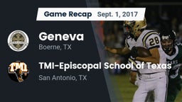 Recap: Geneva  vs. TMI-Episcopal School of Texas 2017