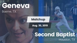 Matchup: Geneva  vs. Second Baptist  2019