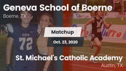 Matchup: Geneva  vs. St. Michael's Catholic Academy 2020