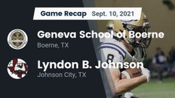 Recap: Geneva School of Boerne vs. Lyndon B. Johnson  2021