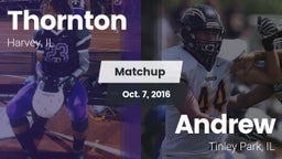 Matchup: Thornton  vs. Andrew  2016