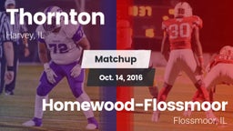 Matchup: Thornton  vs. Homewood-Flossmoor  2016