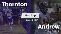 Matchup: Thornton  vs. Andrew  2017