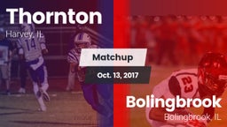 Matchup: Thornton  vs. Bolingbrook  2017