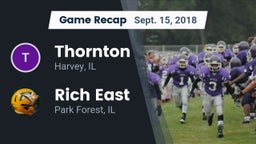 Recap: Thornton  vs. Rich East  2018