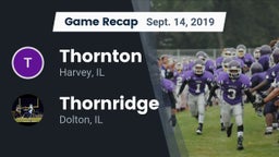 Recap: Thornton  vs. Thornridge  2019