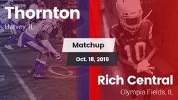 Matchup: Thornton  vs. Rich Central  2019