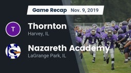 Recap: Thornton  vs. Nazareth Academy  2019