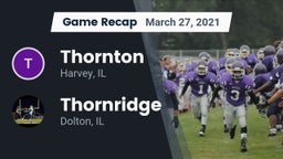 Recap: Thornton  vs. Thornridge  2021