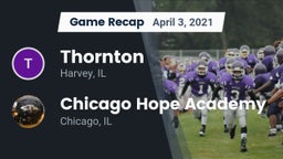 Recap: Thornton  vs. Chicago Hope Academy  2021