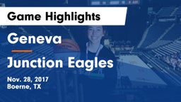Geneva  vs Junction Eagles  Game Highlights - Nov. 28, 2017