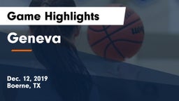 Geneva  Game Highlights - Dec. 12, 2019