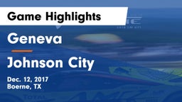 Geneva  vs Johnson City  Game Highlights - Dec. 12, 2017