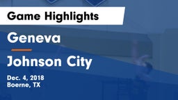 Geneva  vs Johnson City Game Highlights - Dec. 4, 2018