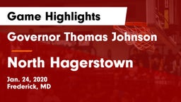 Governor Thomas Johnson  vs North Hagerstown  Game Highlights - Jan. 24, 2020