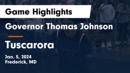 Governor Thomas Johnson  vs Tuscarora  Game Highlights - Jan. 5, 2024