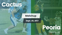 Matchup: Cactus  vs. Peoria  2017