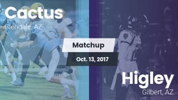 Matchup: Cactus  vs. Higley  2017