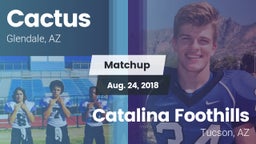 Matchup: Cactus  vs. Catalina Foothills  2018
