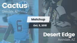 Matchup: Cactus  vs. Desert Edge 2018