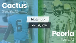 Matchup: Cactus  vs. Peoria  2018