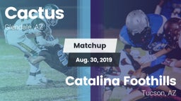 Matchup: Cactus  vs. Catalina Foothills  2019